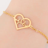 Gold Color Charms Elephant Bracelet - Ceejaies