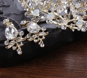 Bride Crystal Crown Hair Accessory