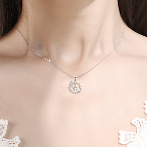 Moonstone Sterling Silver Butterfly Necklace - Ceejaies