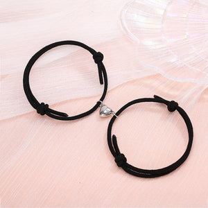 Simple Alloy Love Magnets or Couple Bracelets