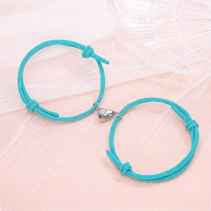 Simple Alloy Love Magnets or Couple Bracelets