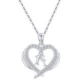 Heart Shaped Dolphin Pendant - Ceejaies