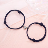 Simple Alloy Love Magnets or Couple Bracelets