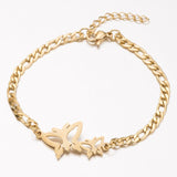 Gold Color Charms Elephant Bracelet - Ceejaies