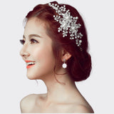 Wedding Headdress with Flower Hair Accessories