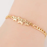 Gold Color Charms Elephant Bracelet - Ceejaies