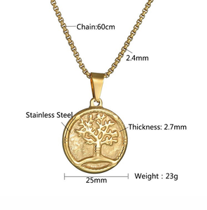 All-match Retro Lucky Tree Necklace - Ceejaies