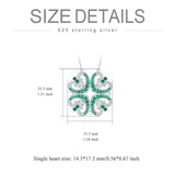 Sterling Silver Four Leaf Clover Necklace - Ceejaies