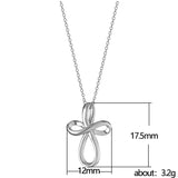 Simple Cross Hanging Chain Necklace - Ceejaies