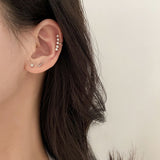 S925 Silver Pearl Earclip Feminine Fashion