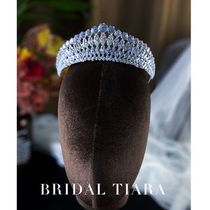 Full Diamond Super Flash Zircon Crown Headdress