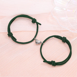 Simple Alloy Love Magnets or Couple Bracelets