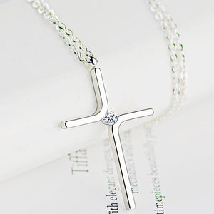 Cross Pendant Simple Necklace - Ceejaies