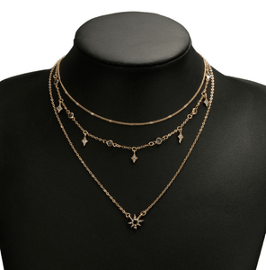 Multi-Layer Star Pendant Necklace - Ceejaies