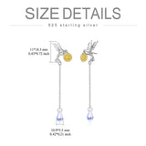 Daisy Hummingbird Sterling Earrings - Ceejaies