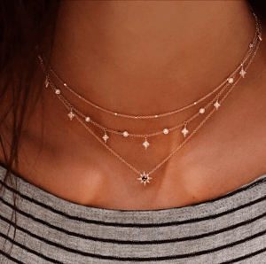 Multi-Layer Star Pendant Necklace - Ceejaies