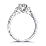 Moissanite Round Engagement Rings - Ceejaies