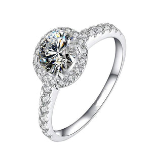 Moissanite Cubic Engagement Rings - Ceejaies