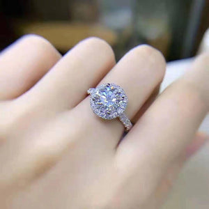 Moissanite Cubic Engagement Rings - Ceejaies