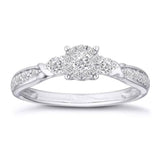 Moissanite Round Engagement Rings - Ceejaies